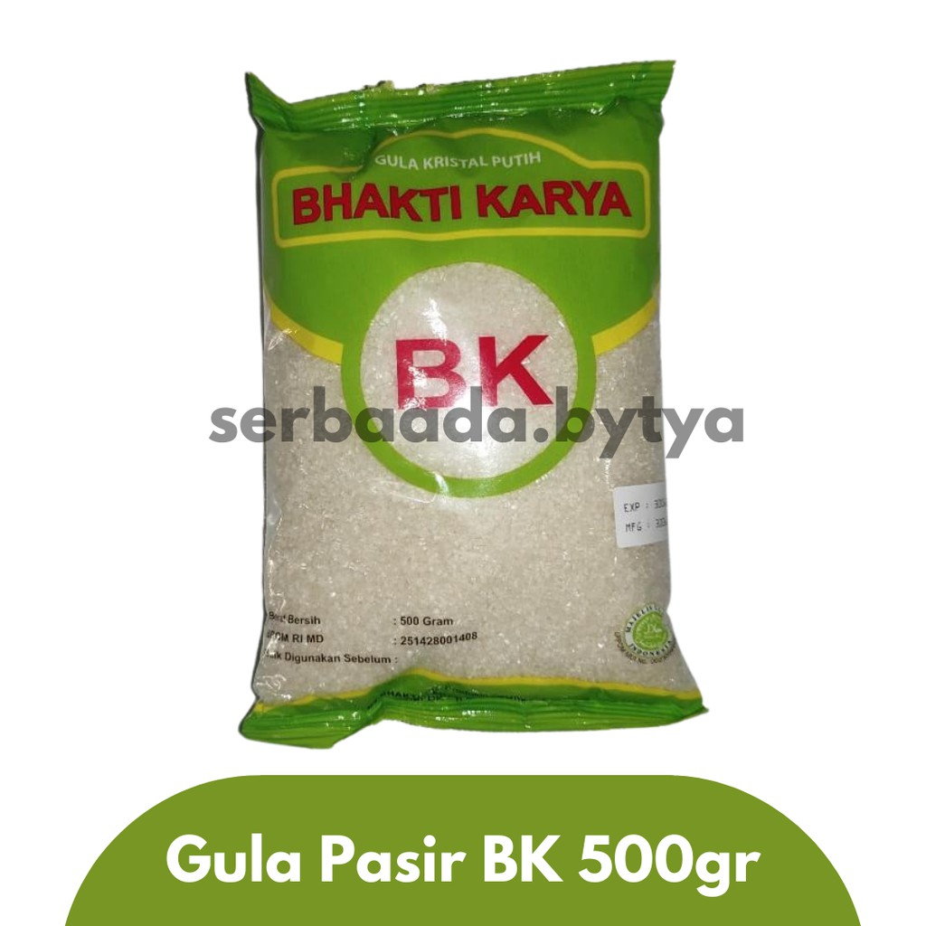 Jual Gula Pasir BK 500 gram/Gula pasir BK kemasan [500G]/gula pasir