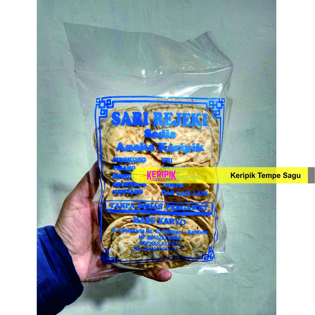 Jual Keripik Tempe Sagu Sari Rejeki Bandung Gr Shopee Indonesia