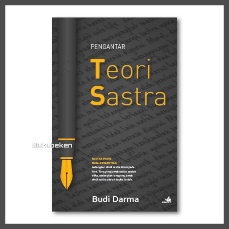 Jual Pengantar Teori Sastra – Budi Darma | Shopee Indonesia