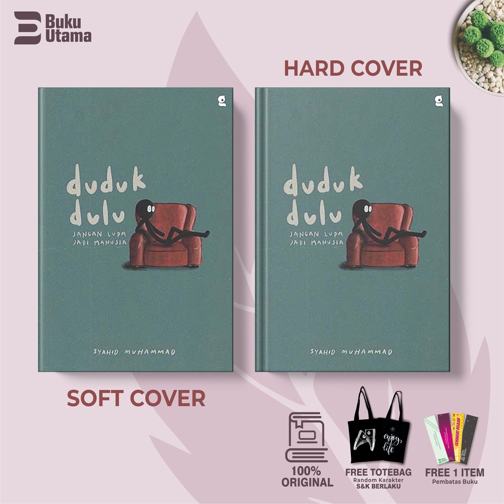 Jual Buku Duduk Dulu Edisi Hard Cover And Soft Cover Syahid Muhammad