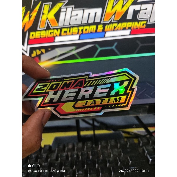 Jual Stiker Herex Hologram 1 Ready Masseh Shopee Indonesia