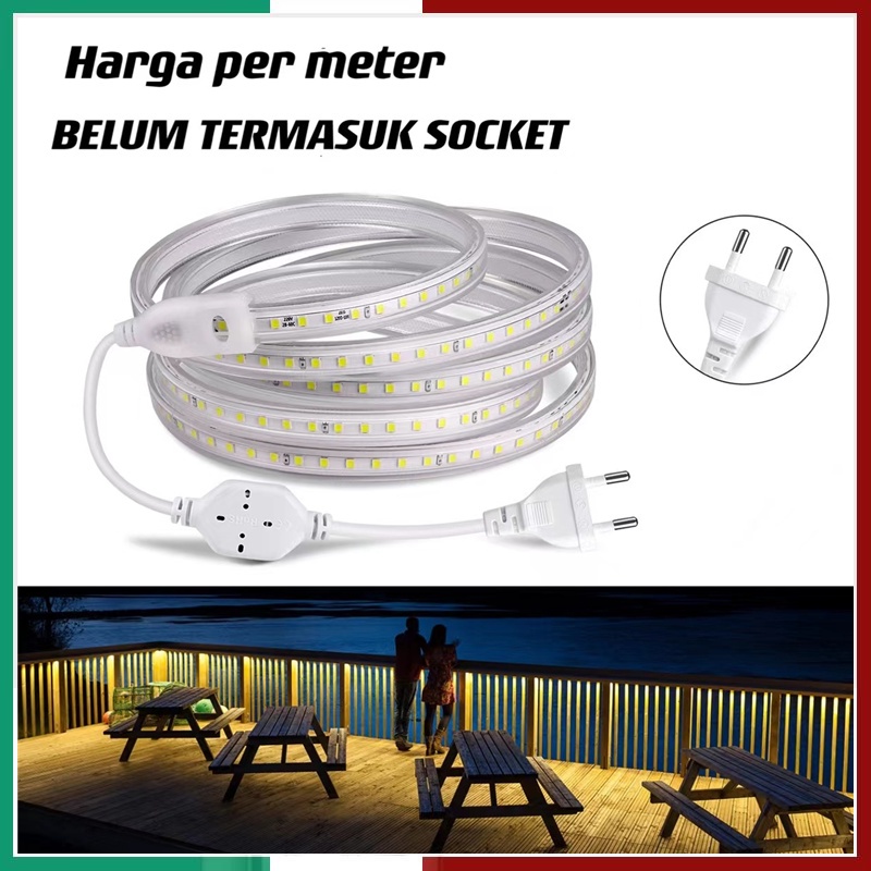 Jual Lampu Led Strip Selang Smd Ac V Meteran M M Outdoor And Indoor Lampu Hias