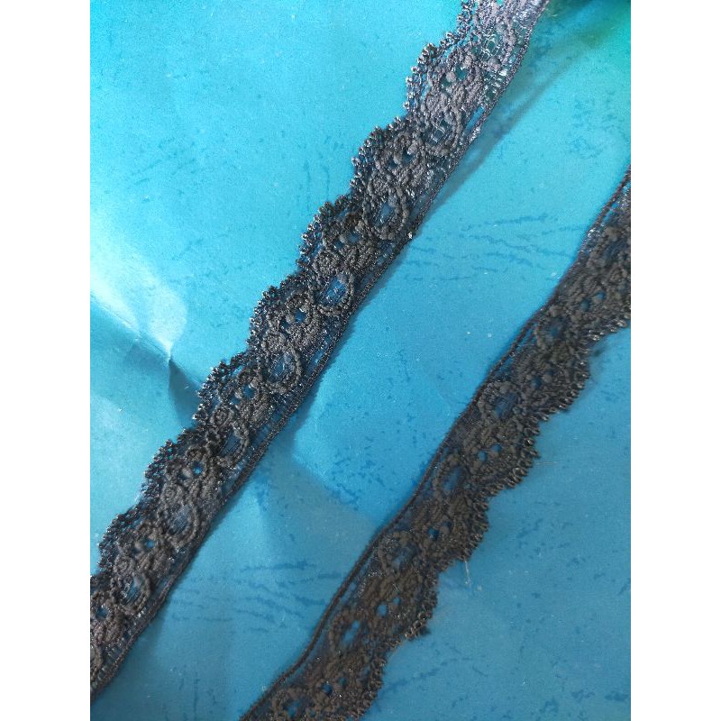 Jual PER METER RENDA STRETCH WARNA BIRU TUA LEBAR 1.5CM | Shopee Indonesia