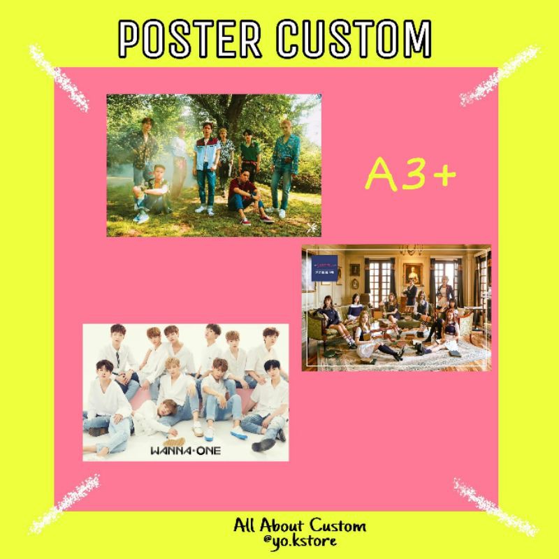 Jual POSTER CUSTOM A3+ MURAH | Shopee Indonesia