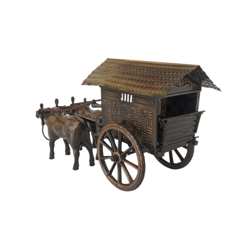 Jual Miniatur Gerobak Sapi atau Cikar dari logam diecast | Shopee Indonesia