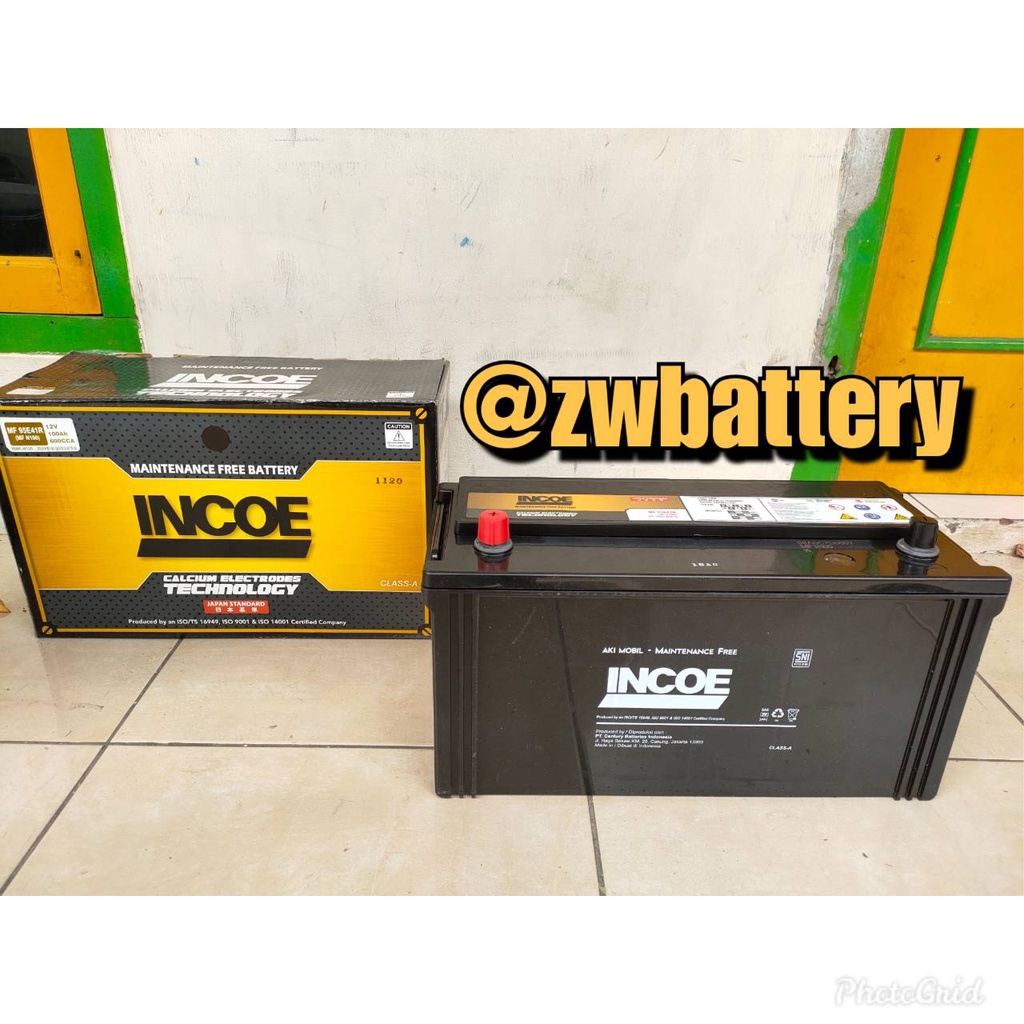Jual AKI GENSET N100 INCOE ASTRA MF 12 VOLT 100 AMPERE | Shopee Indonesia