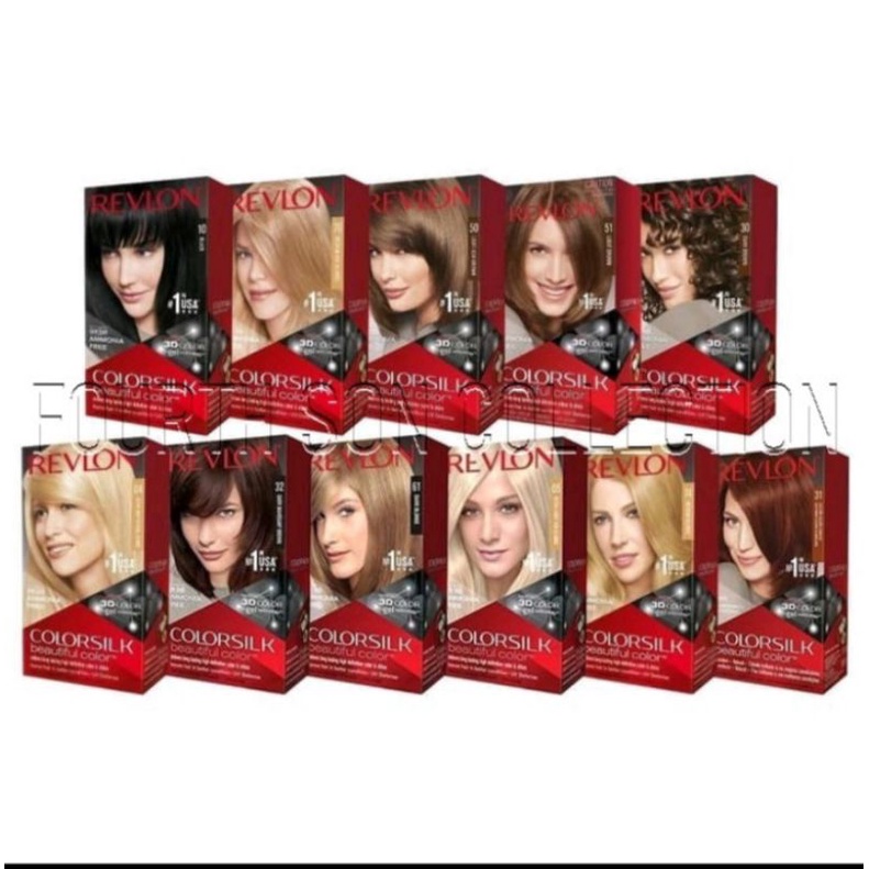 Jual REVLON COLORSILK HAIR COLOR/ CAT RAMBUT REVLON/ PEWARNA RAMBUT ...