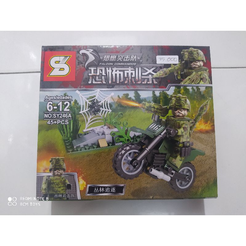 Jual Lego Falcon Commandos Motor Brick KW | Shopee Indonesia