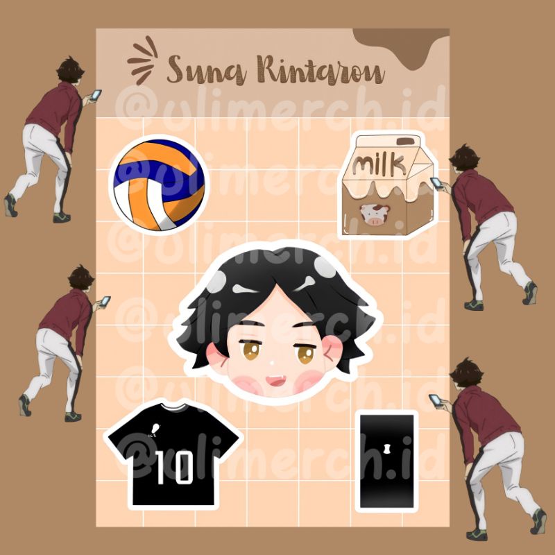 Jual Stiker Anime Haikyuu Suna Rintarou Chibi | Shopee Indonesia