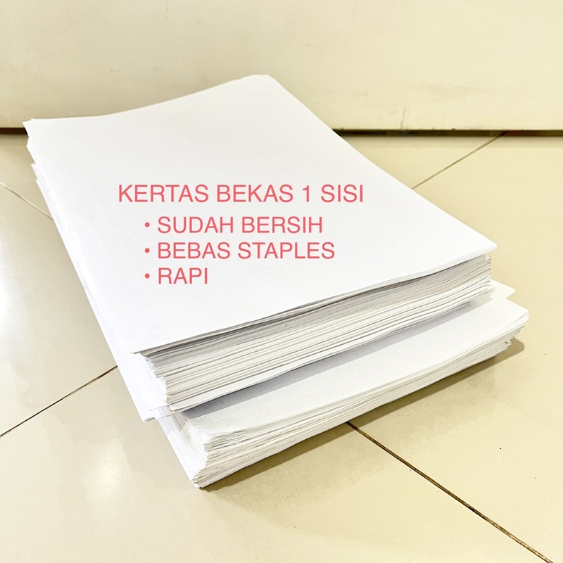 Jual Dearbox | Kertas Bekas Hvs 1 Sisi Untuk Print Label Bungkus ...