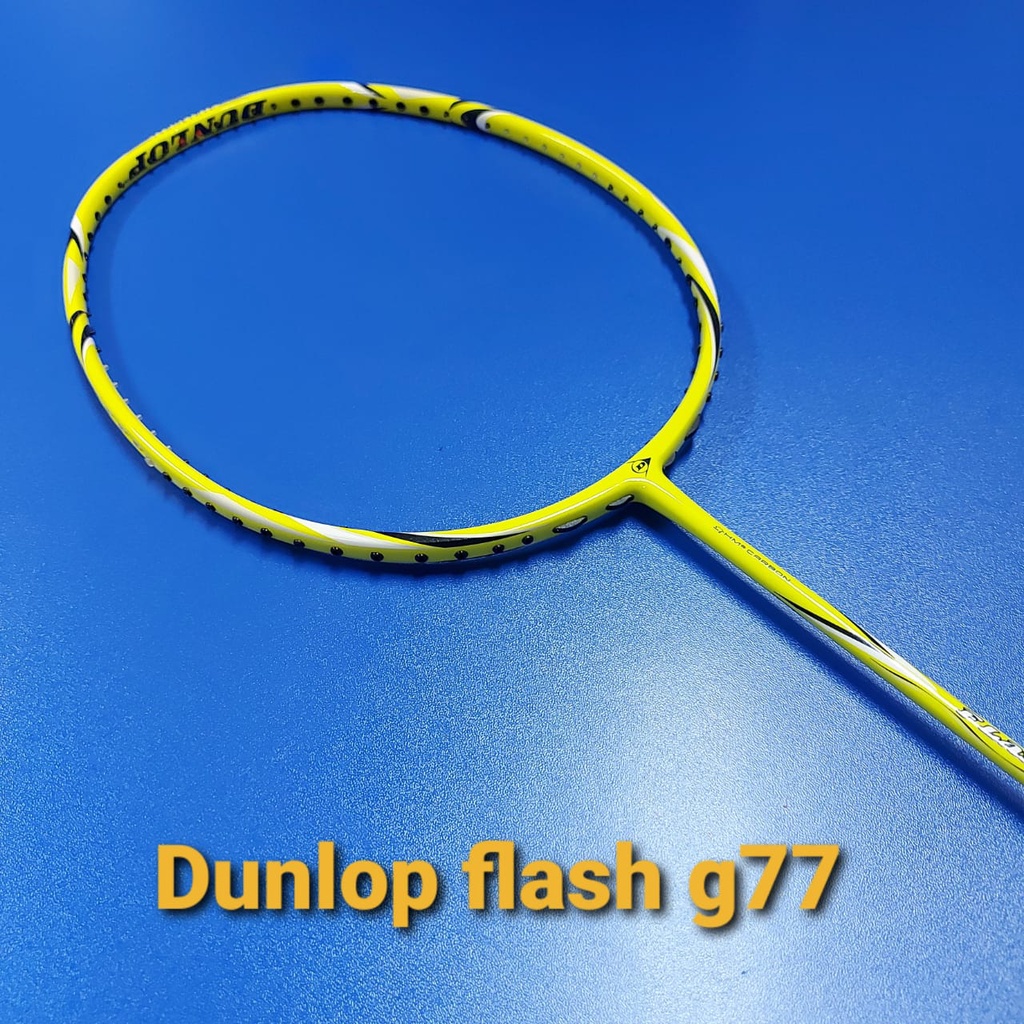Jual Raket badminton/bulu tangkis dunlop flash g77 | Shopee Indonesia