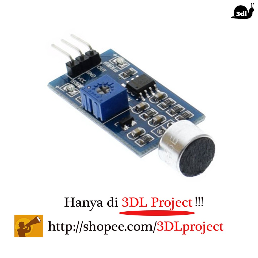 Jual Sensor Suara Sound Detection Sensor Modul Voice Sensor Shopee