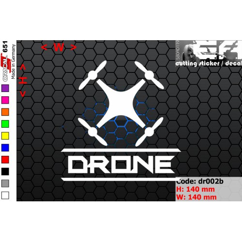 Jual ea cutting sticker / decal Code: dr002b ( drone ) | Shopee Indonesia