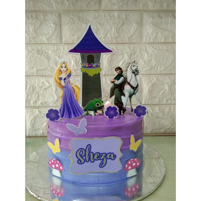 Jual RAPUNZEL / Tart karakter / Birthday Cake / Kue Ulang Tahun