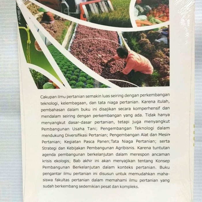 Jual AGRIBISNIS- BUKU PENGANTAR ILMU PERTANIAN AGRARIS AGRIBISNIS ...