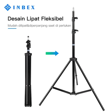 Y INBEX Tripod Hp 210CM Overhead Shooting Portable Light Stand 3 Section For Photo Studio Tools