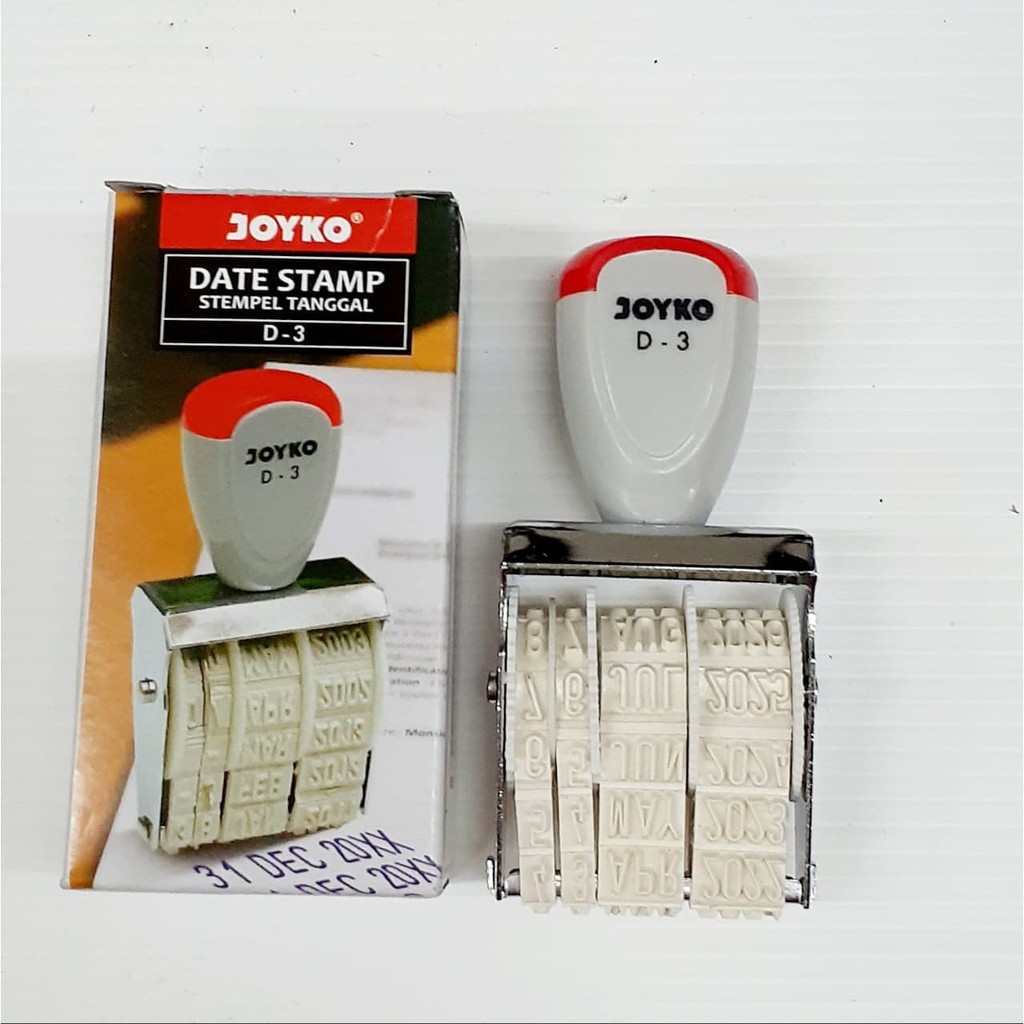 Jual Stempel Tanggal Joyko D 3 Date Stamp Shopee Indonesia