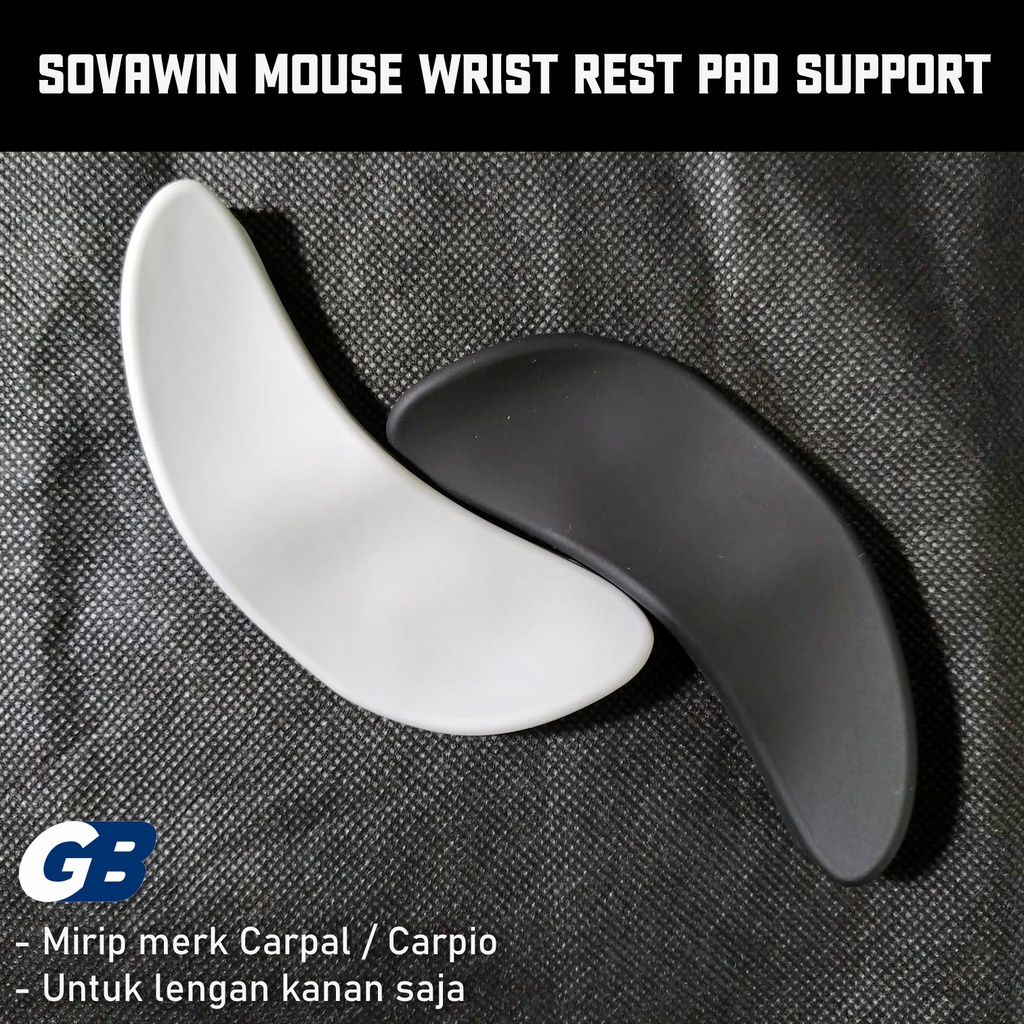 Jual Sovawin Carpal Carpio Soft Silicone Mouse Wrist Rest Pad Support