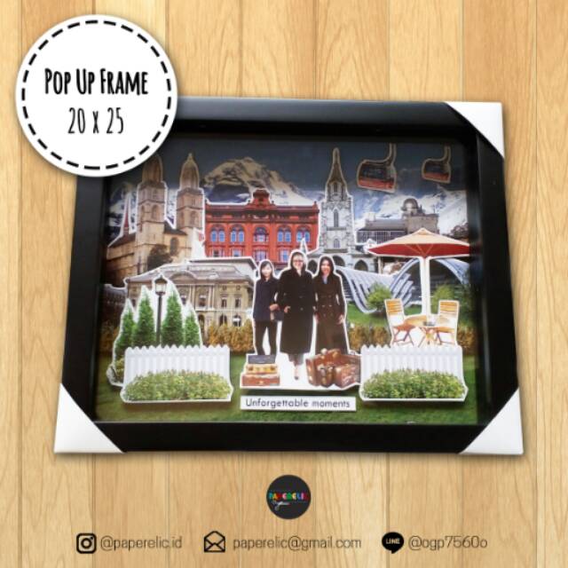 Jual [CUSTOM] Pop Up Frame 20x25cm | Shopee Indonesia