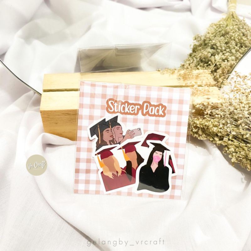 Jual STICKER PACK GRADUATION | Shopee Indonesia