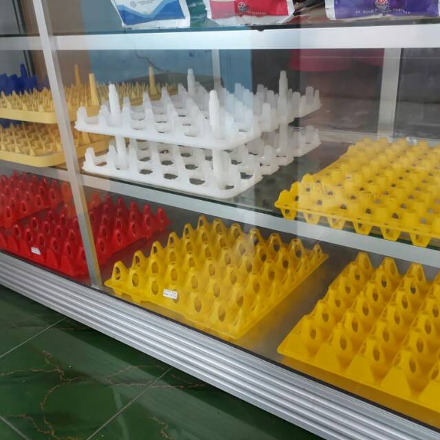 Jual egg tray/rak telor plastik ayam ukuran medium | Shopee Indonesia