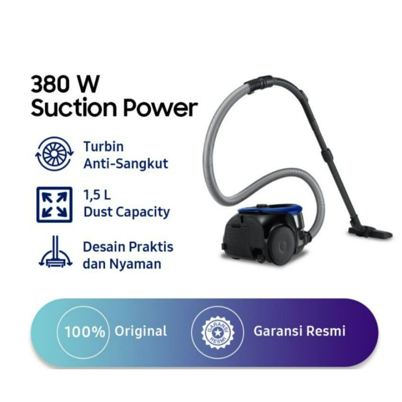 Jual SAMSUNG Canister Vacuum Cleaner VC18M2120SB Shopee Indonesia