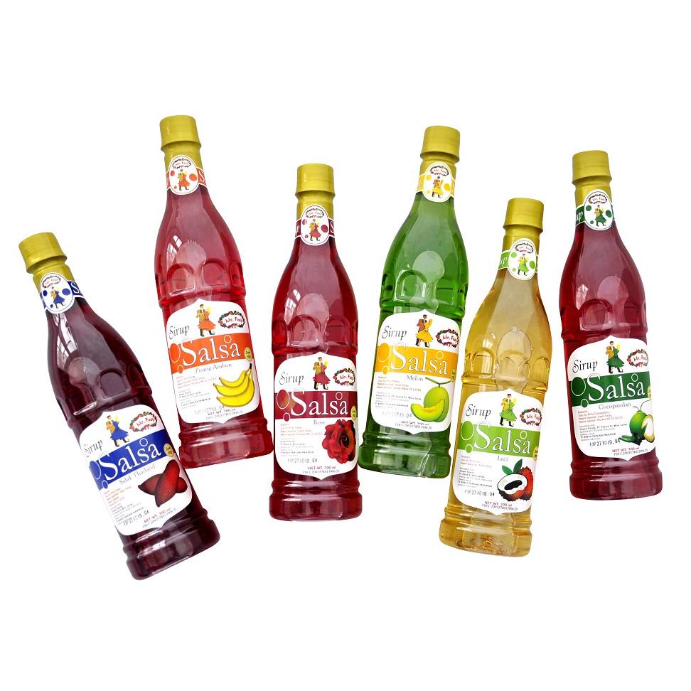 Jual [KODE PRODUK 6A0MG3981] Sirup Salsa Cocopandan Melon Salak Lychee