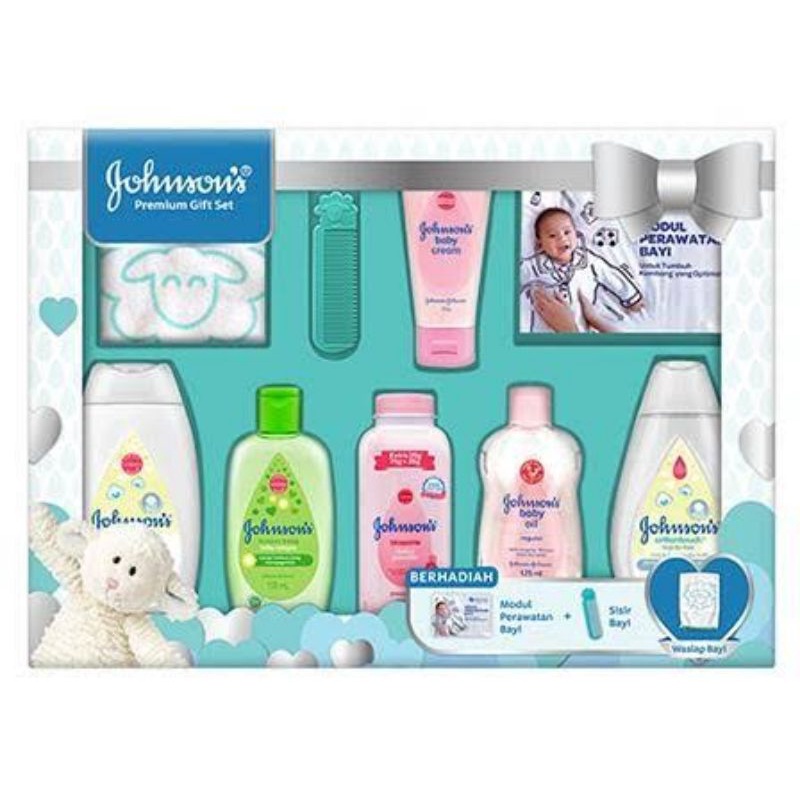 Jual Johnson's Baby Shower Gift Box Johnson Baby Stater Kit Gift Set