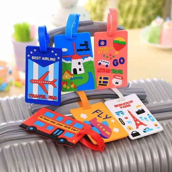 Jual Gantungan Koper Name Tag Koper Luggage Motif Lucu Bahan Silikon ...