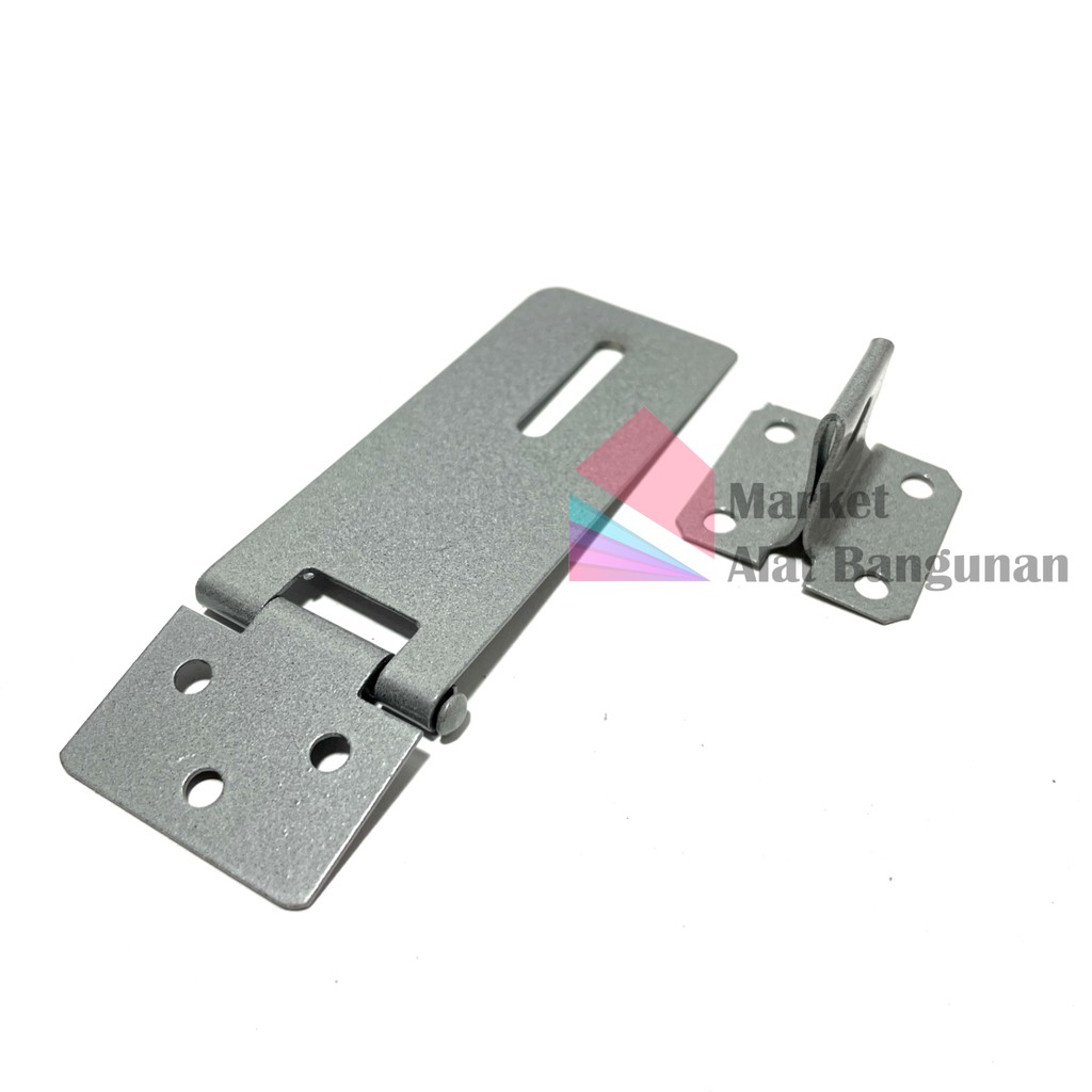 Jual Overval Plat Kunci 3 Inch Silver / Cantolan Kait Gembok 7cm ...