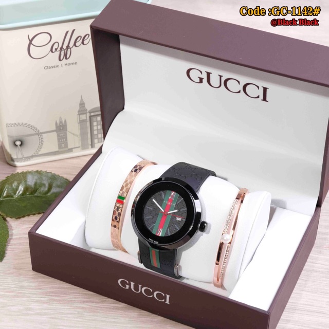 Jual JAM TANGAN GUCCI KARET GC-1142 Shopee Indonesia