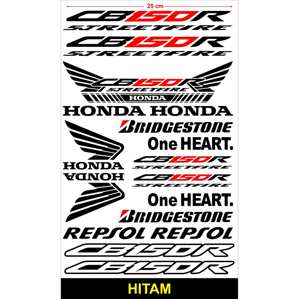 Jual Stiker Motor Cutting Sticker Skotlite Body Motor Honda Cb150r Cbr