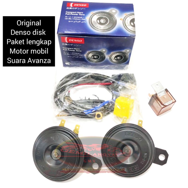 Jual Paket Klakson Denso Disc, Klakson Mobil Avanza, dan Klakson Denso Standar Universal untuk