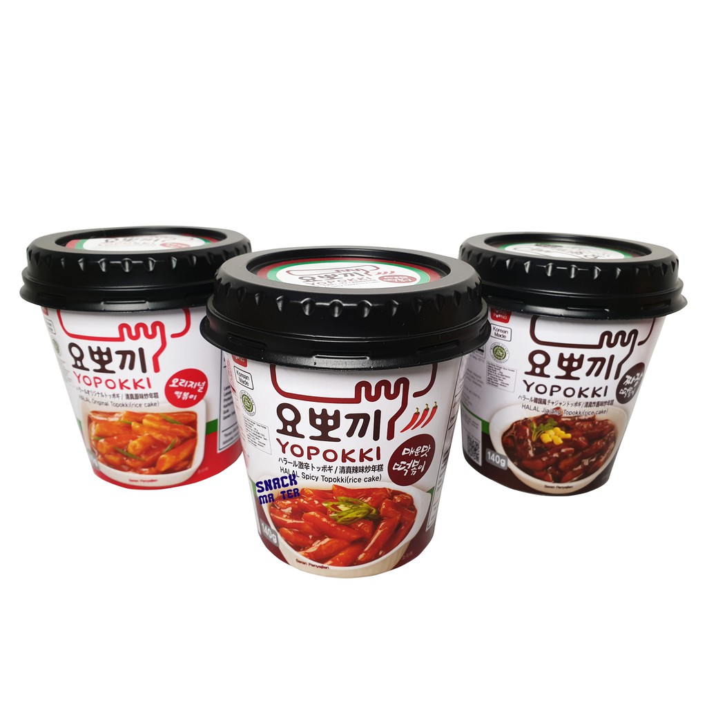 Jual Yopokki Cup Topoki/ Tteokbokki Halal - Netto 140 gr | Shopee Indonesia