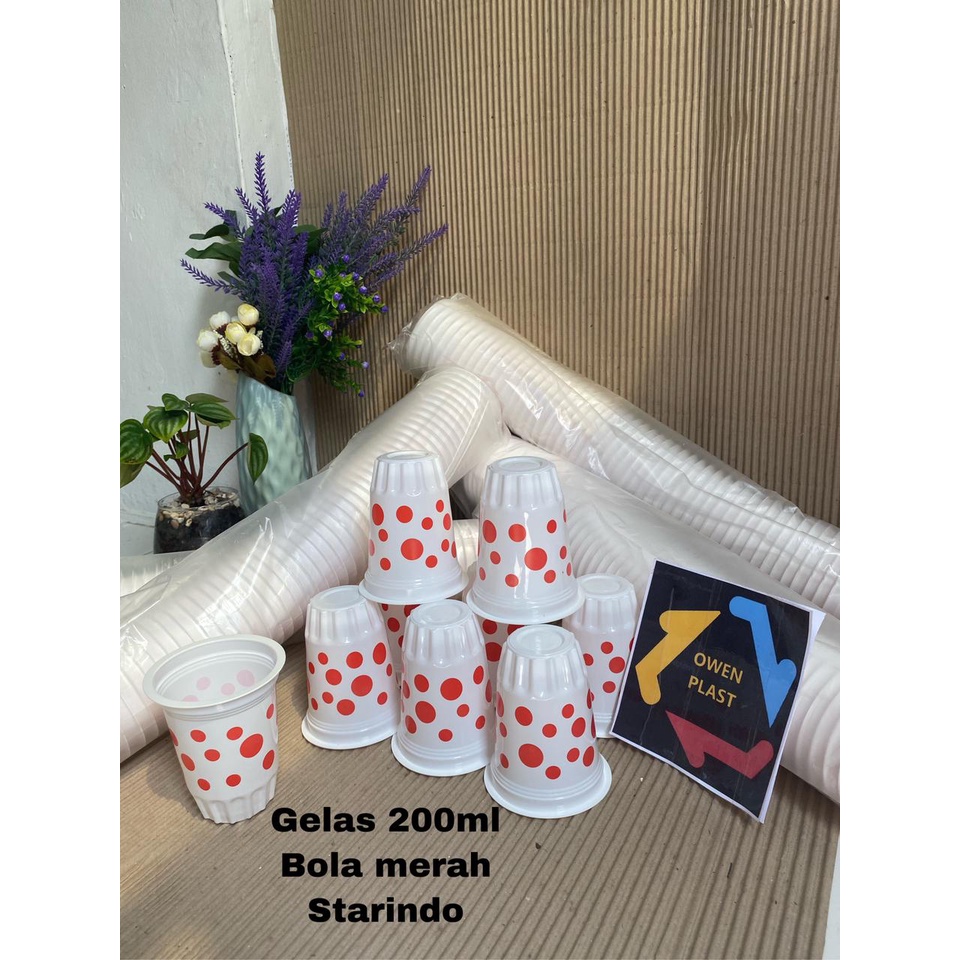 Jual Gelas Plastik Polkadot Durian Es Buah Es Podeng Starindo Isi 50 Pcs Shopee Indonesia 2221