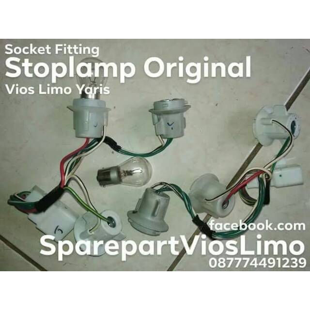 Jual Socket Lampu Belakang Rem Sein Rangkaian Stoplamp Vios Limo