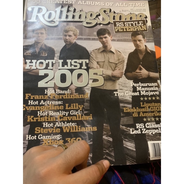 Jual Original Majalah Rolling Stone Rollingstone November 2005 500 ...