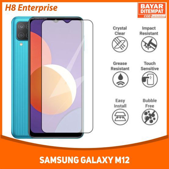 Jual Tempered Glass Samsung Galaxy M12 Premium Quality Anti Gores Kaca