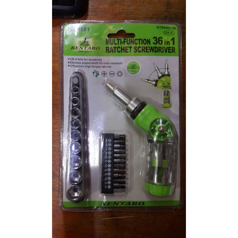 Jual Obeng Ratchet Multi Fungsi 36 in 1 Kentaro | Shopee Indonesia