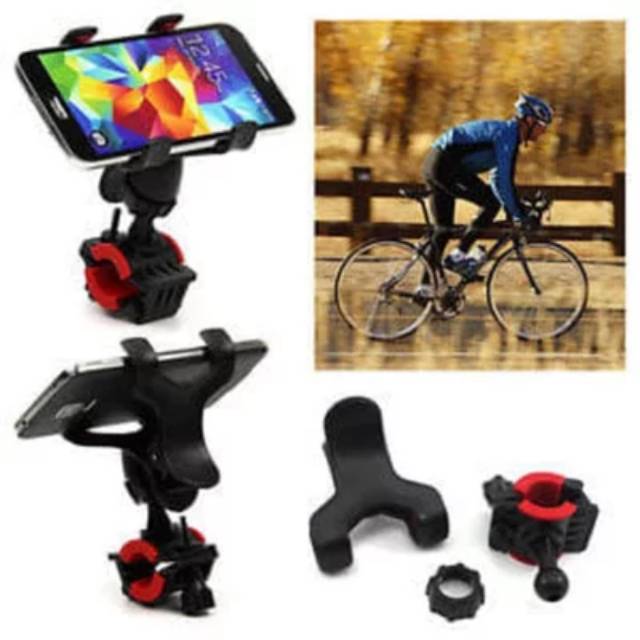 Jual Holder Stang Sepeda Bicycle Phone Holder Jepit Flexible Grosir Shopee Indonesia