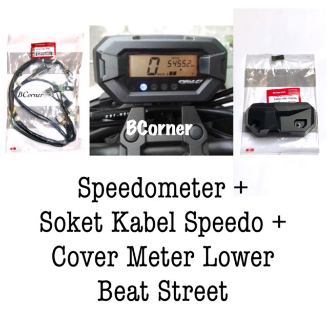 Jual Speedometer Beat Street Full Set Plus Sub Harness Socket Kabel