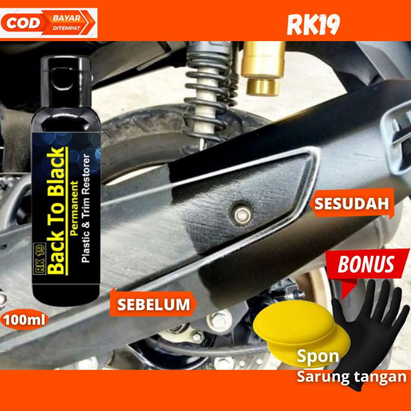 Jual Penghitam Body Kasar Motor And Mobil Permanen Trim Restorer Dashboard Body Motor Mobil 1562