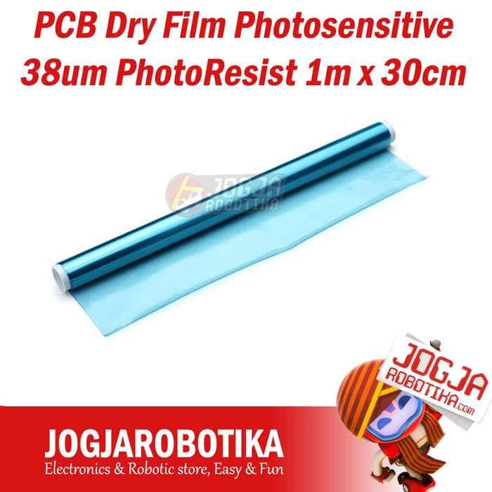 Jual PCB Dry Film Photosensitive 38um PhotoResist 1m x 30cm Shopee
