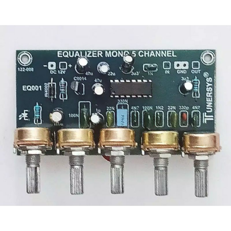 Jual kit Equalizer Mono 5 Ch Channel Potesio Putar Shopee Indonesia