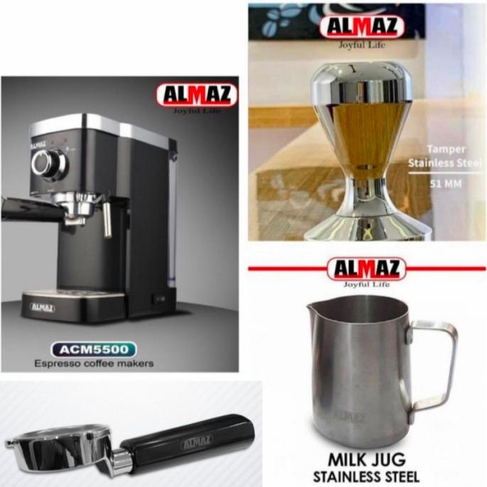 Jual Mesin Kopi Almaz Acm Milkjug Tamper Porta Naked Coffee Maker