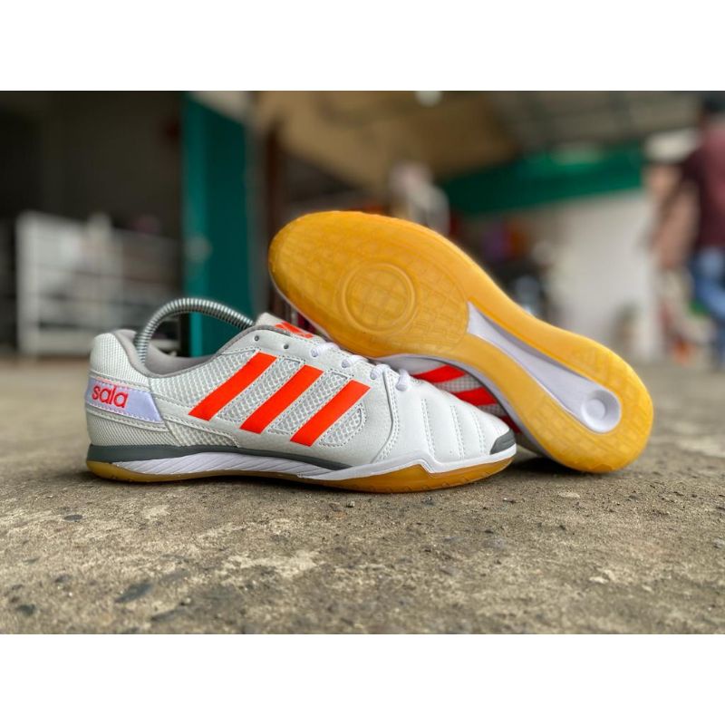 Jual Sepatu Futsal Adidas Top Sala Grey Red IN Shopee Indonesia