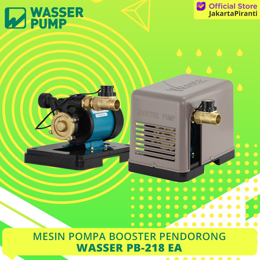 Jual " WASSER " PB 218 EA Pompa Air Booster Pump Pendorong Dari Tangki ...