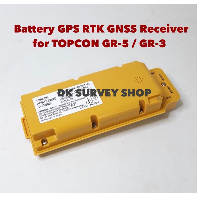 Jual BATTERY GPS RTK GNSS RECEIVER TOPCON GR3 atau GR5 / BATERAI GPS