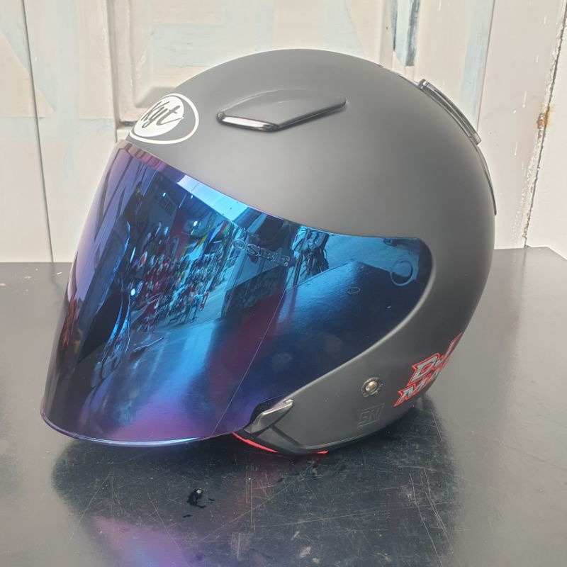 Jual Helm KYT dj maru hitam doff Shopee Indonesia