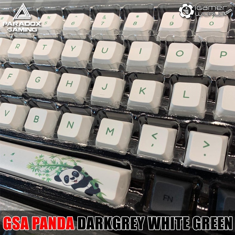 Jual Paradox Gaming GSA Panda edition PBT 64/68 Keycaps Mechanical ...